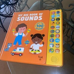 My Big Book of Sounds - Orange Interactive Kids Sound Book